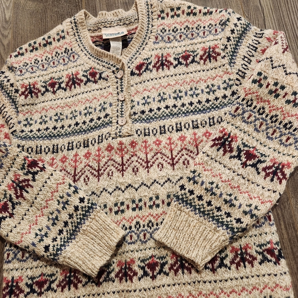 Northern Reflections Multicolor Patterned Sweater - Picture 2 of 4